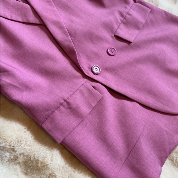 Pomelo brand Women's Pink Short Sleeve Blazer ( size S ) - Picture 12 of 15